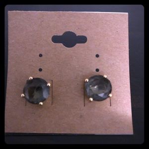 Kate Spade NY Gumdrop Black Studs Earrings